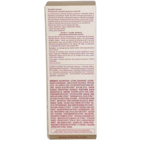 Clarins Double Serum Complete Age Control Concentrate - Picture 4 of 6